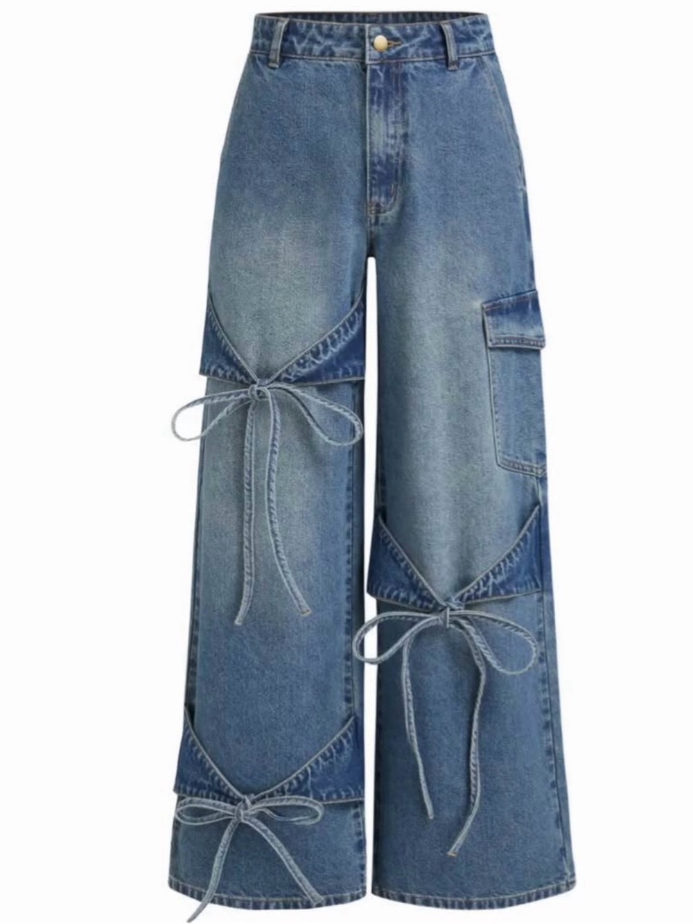 📌 Cider Low Rise Solid Denim Jeans